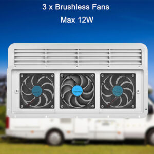 RV Side Vent Fan, RV Refrigerator Fan, Reversible Ventilation Fan