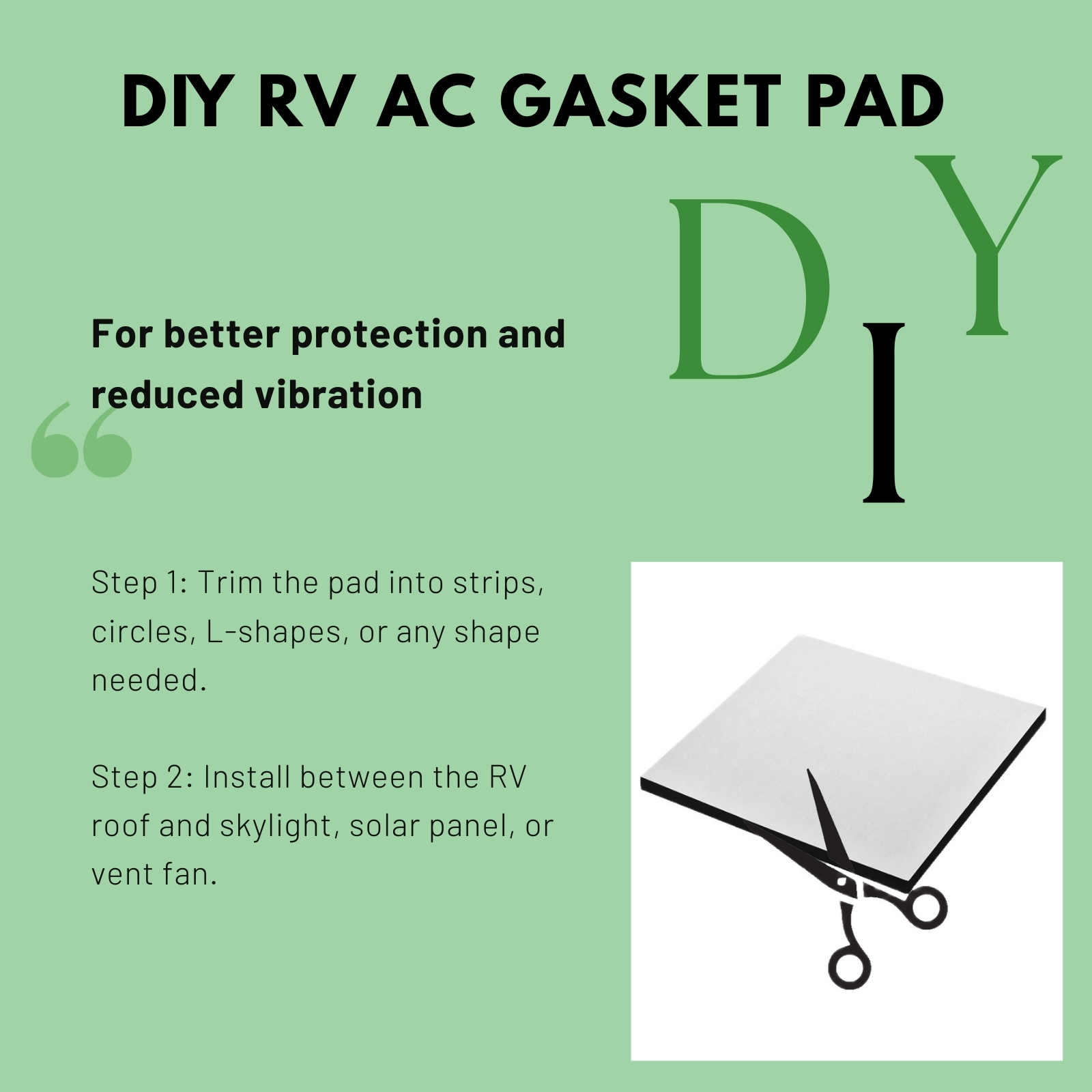 11" x 14" RV A/C Gasket - Image 3