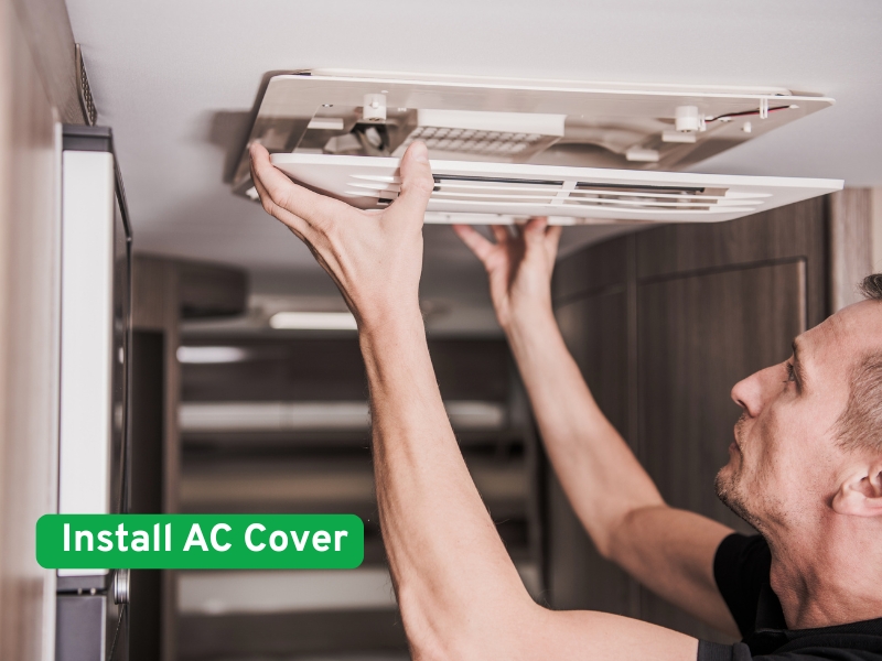 how to replace rv ac gasket 8
