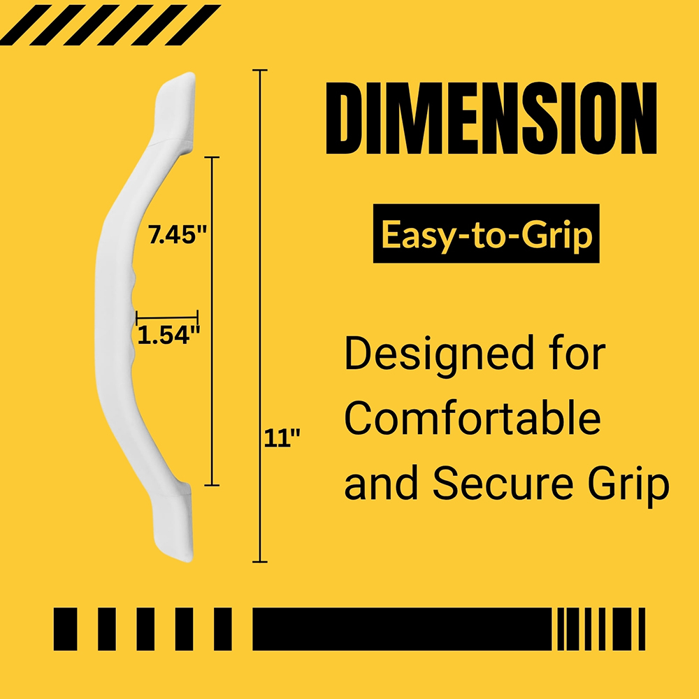 10 Pack RV Grab Handle - White - Image 5