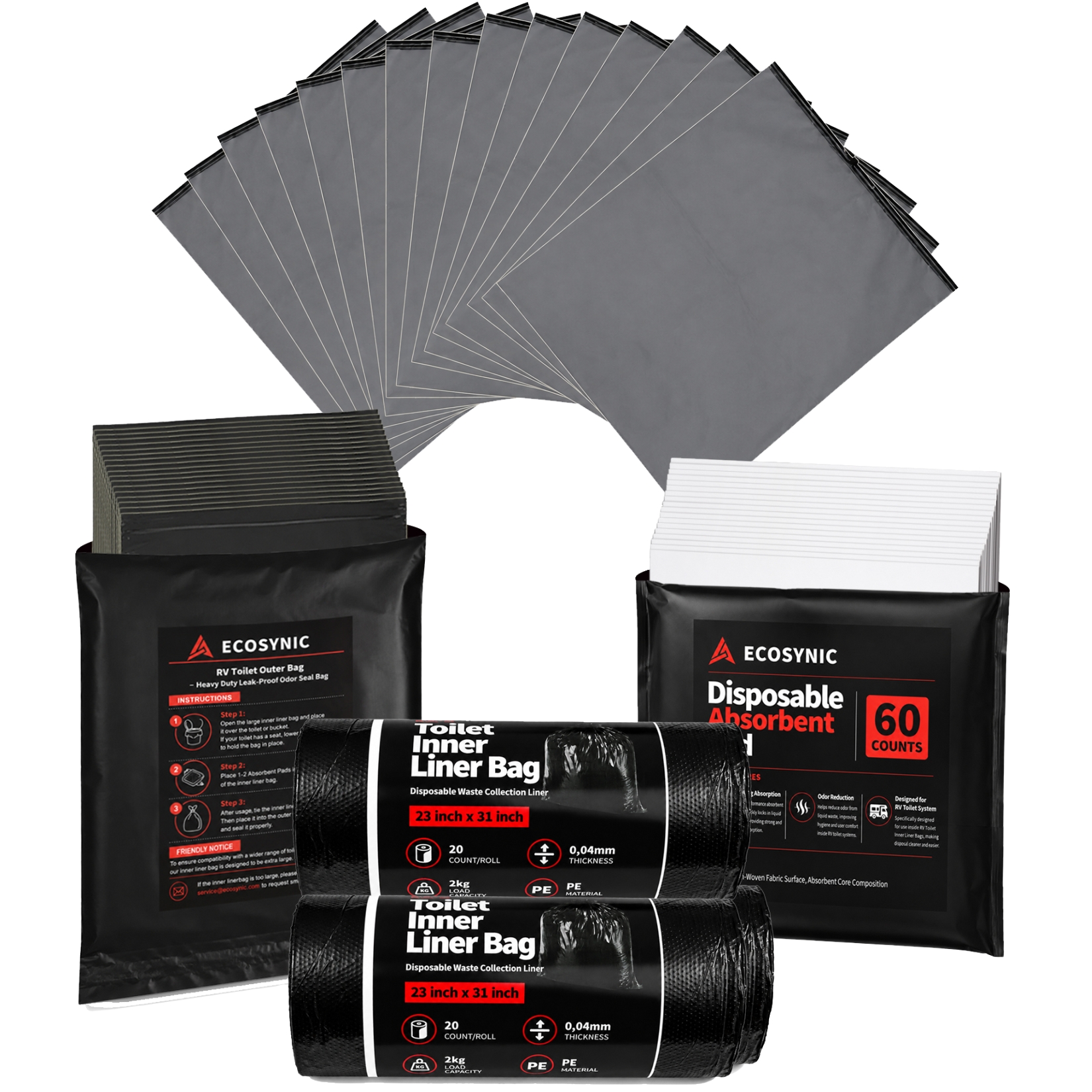 Toilet Waste Bags Kit